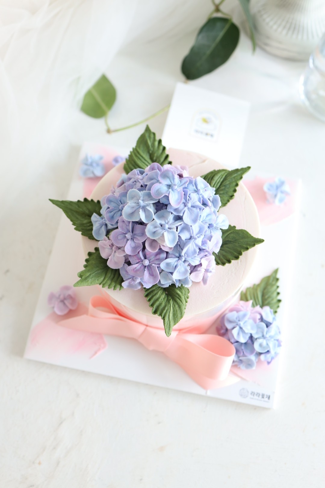 1호 수국 앙금플라워케이크