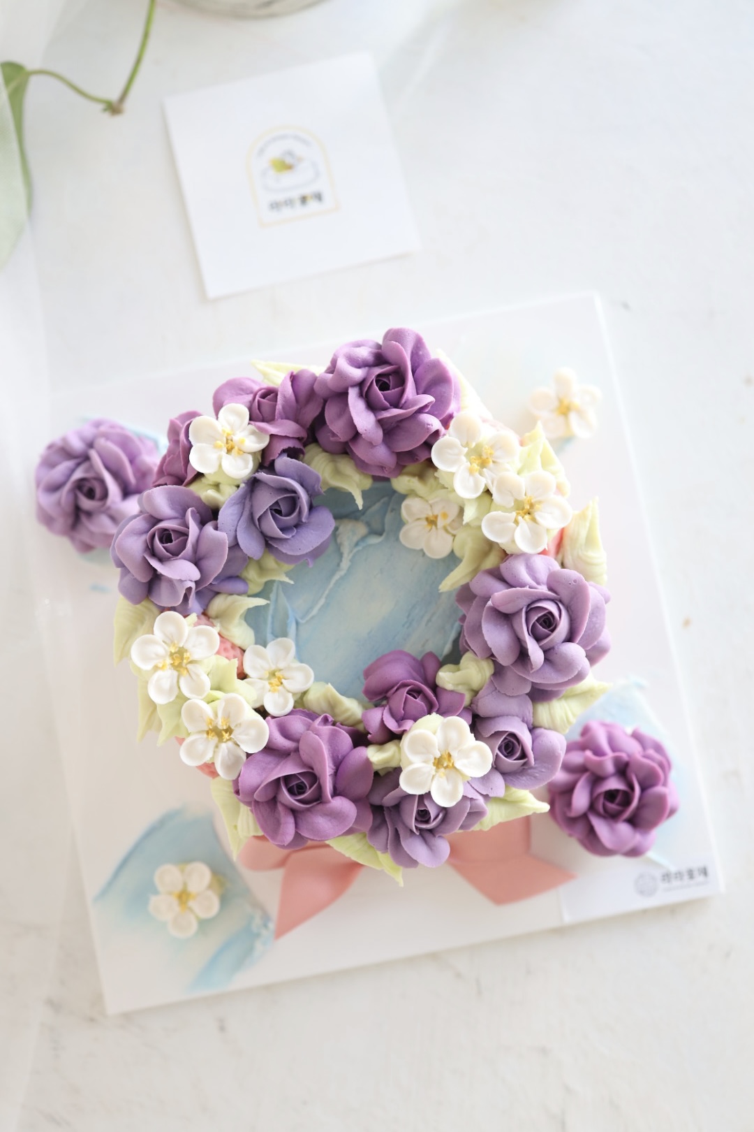 1호 장미 앙금플라워케이크