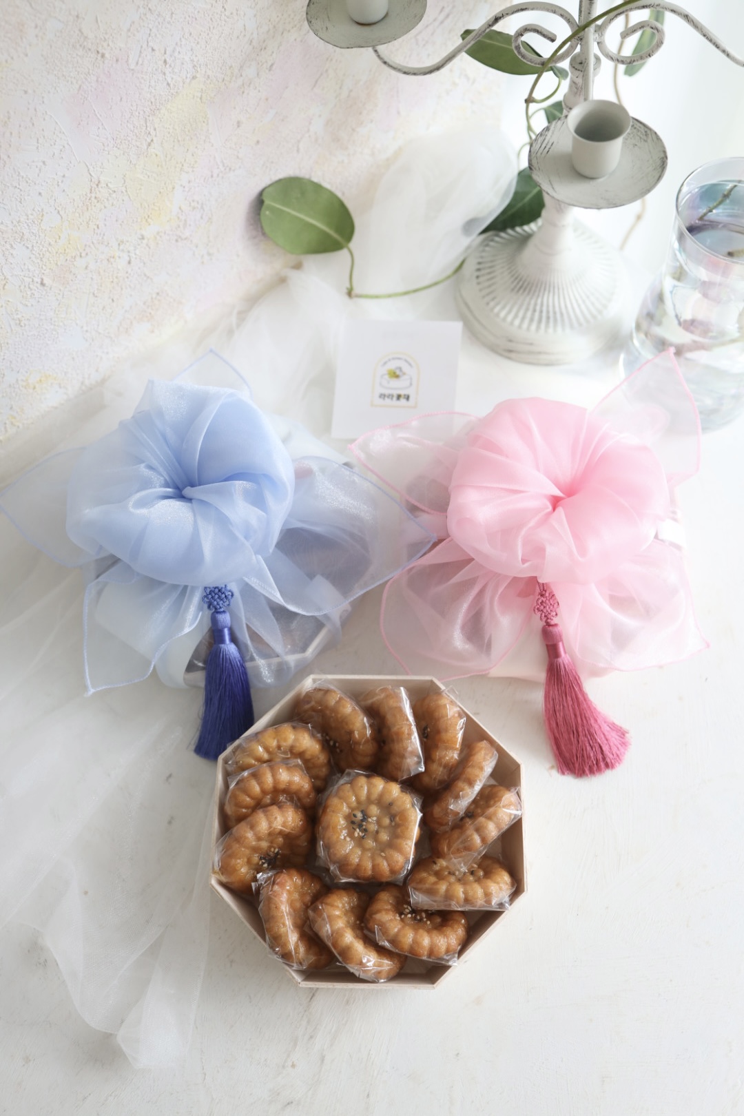 찹쌀약과 1단 3세트